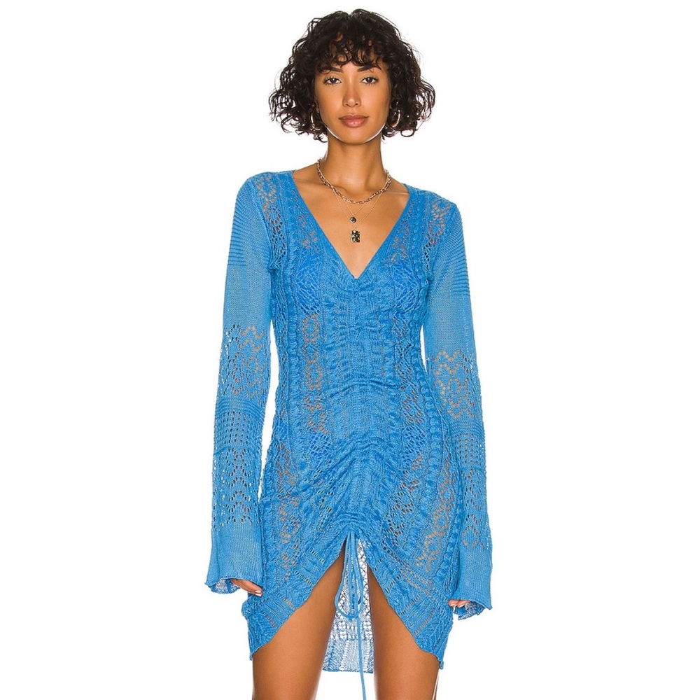SNDYS Fate mini dress in bright blue